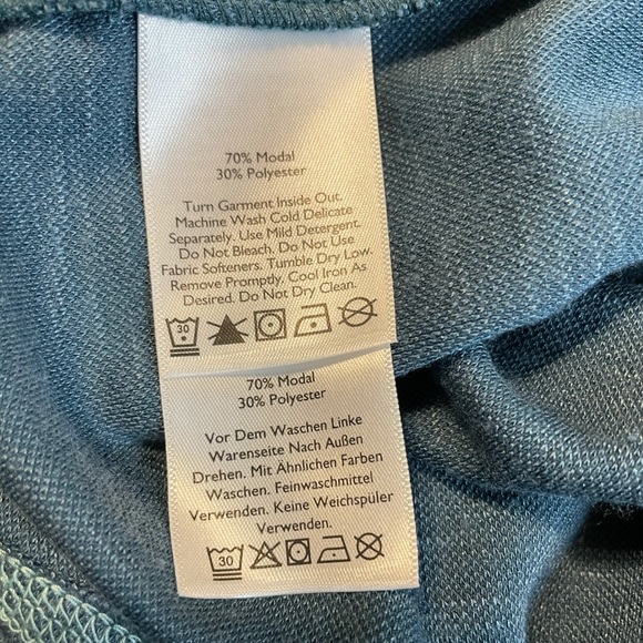 Eddie Bauer active cut blue polo sz tall XL - Picture 7 of 9